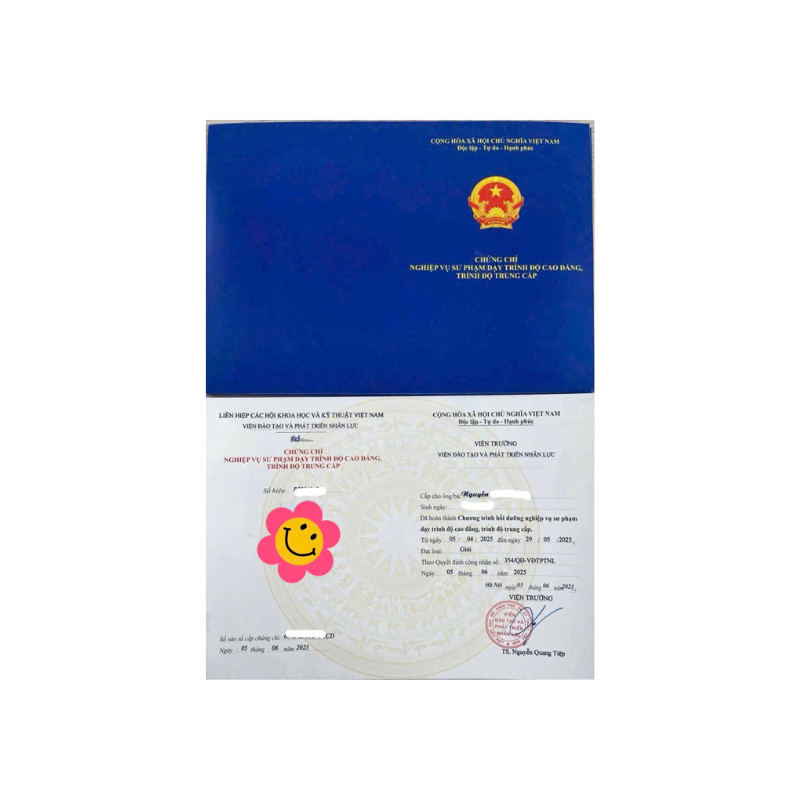 khóa học nghiệp vụ sư phạm