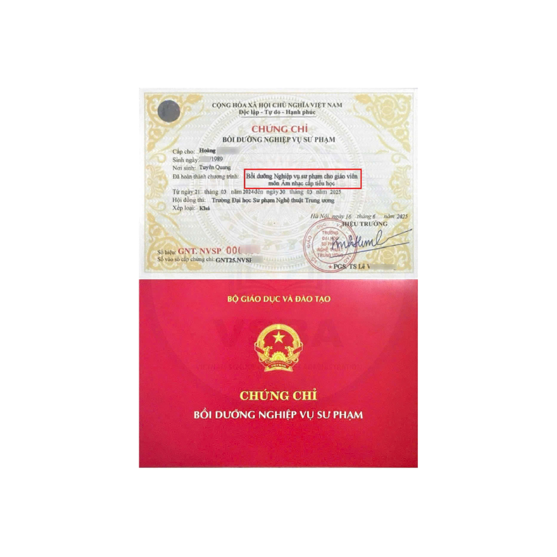 lớp nghiệp vụ sư phạm