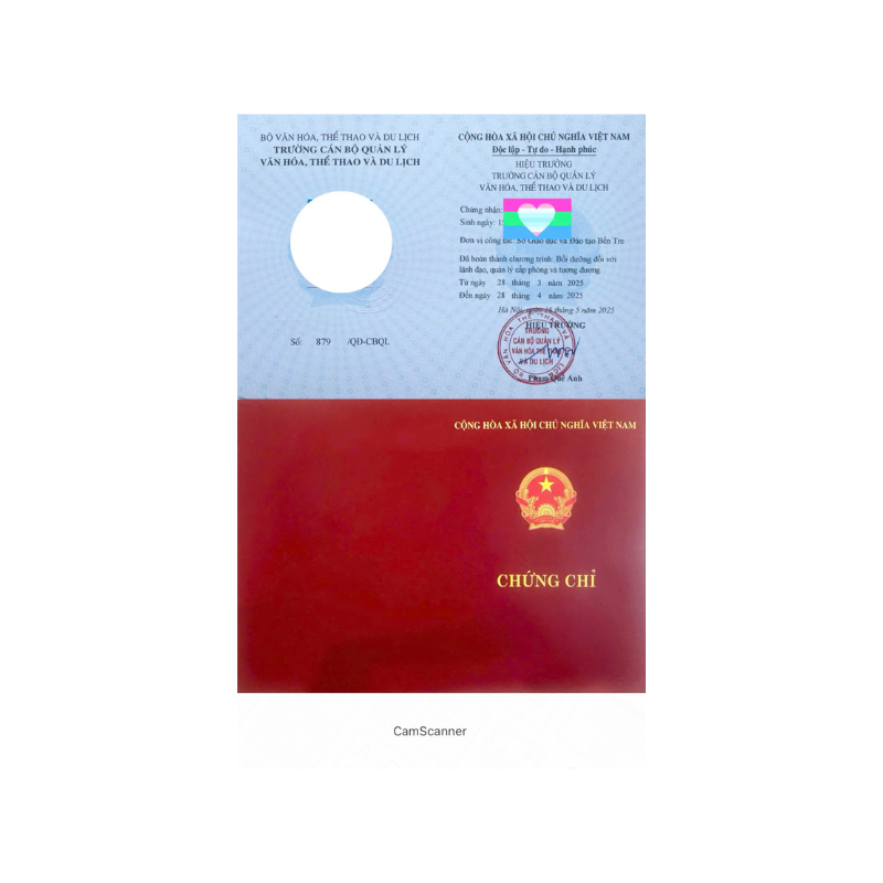 bồi dưỡng lãnh đạo cấp phòng tại Giáo Dục Thiên Kỳ