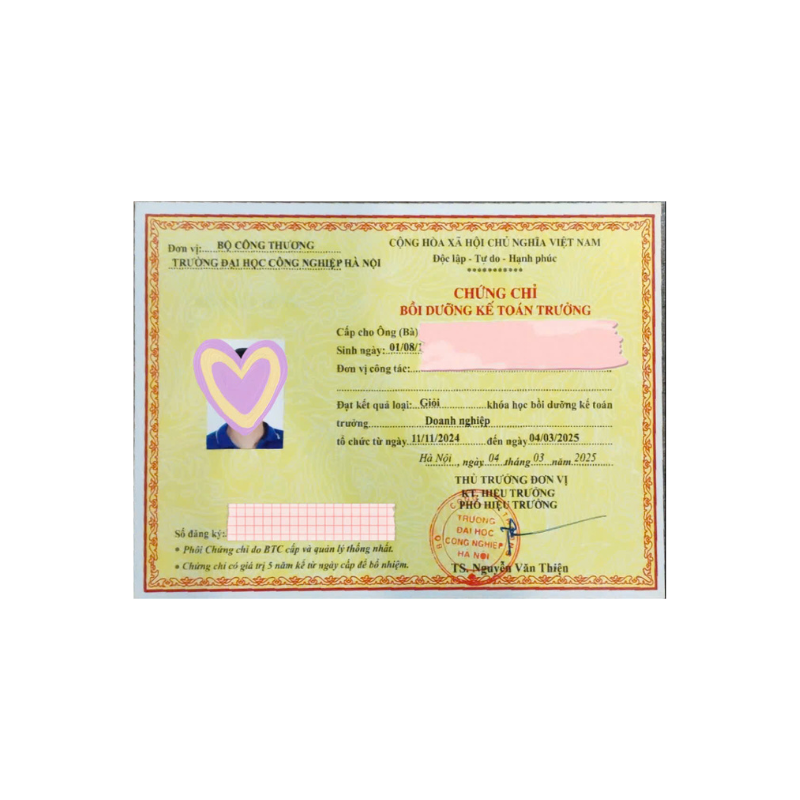 mua bằng kế toán trưởng