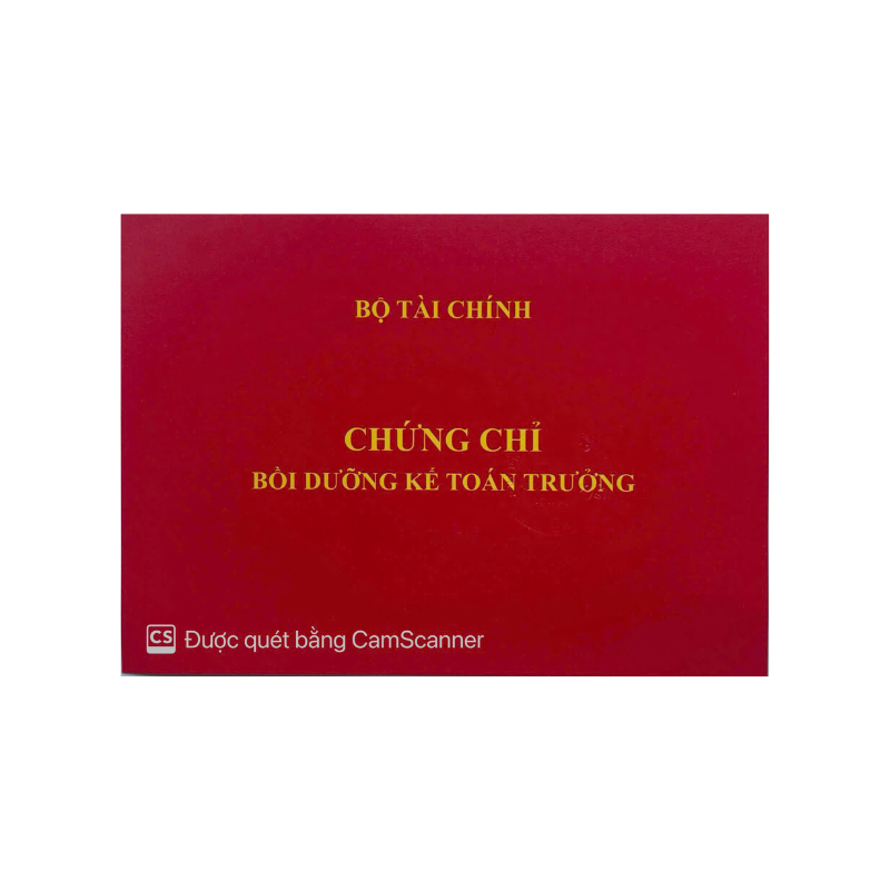bằng kế toán trưởng
