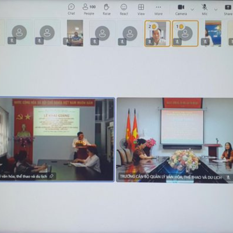 Lớp học chuyên viên chính từ xa trực tuyến vào cuối tuần