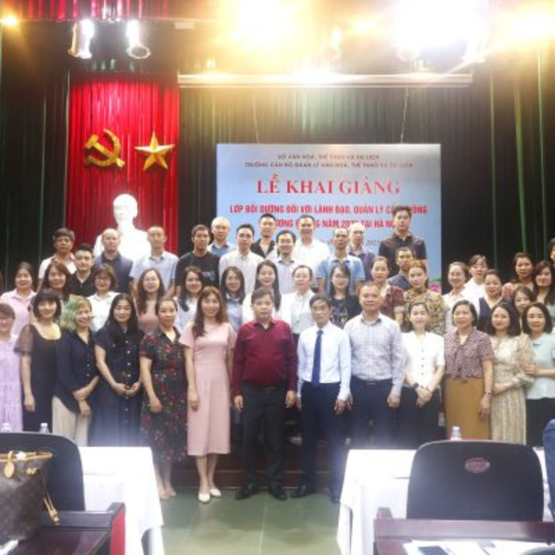 Thông báo tuyển sinh lớp quản lý cấp phòng học online offline linh hoạt