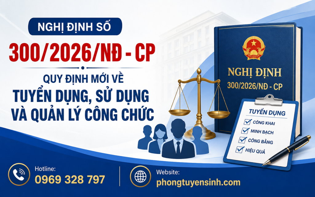 Nghị Định 300/2026/NĐ-CP: Điểm Mới Tuyển Dụng Công Chức [2026]