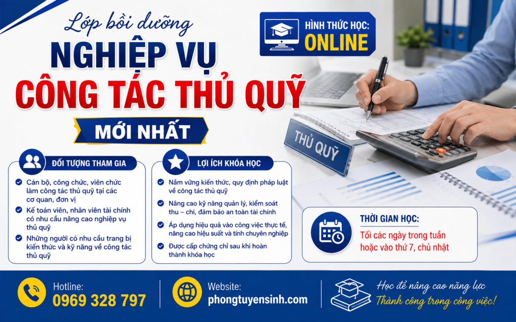 nghiệp vụ công tác thủ quỹ