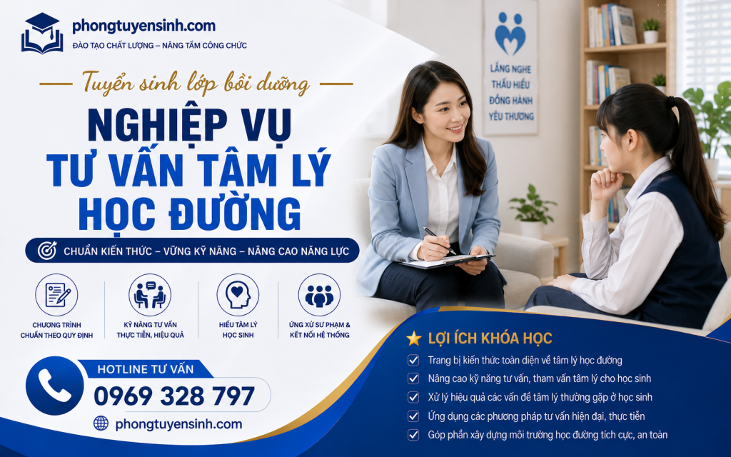 nghiệp vụ tư vấn tâm lý học đường