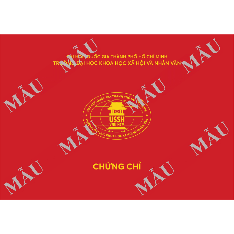 mặt trước chứng chỉ